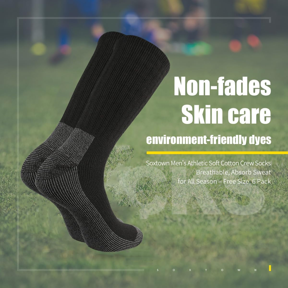 Men'S Merino Wool Cushion Crew Socks Moisture Wicking Control for Outdoor Hiking Work Boot Thermal Warm All Seasons